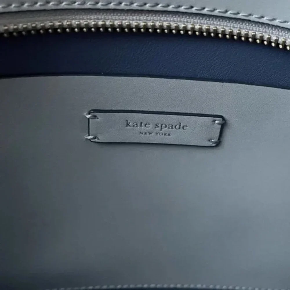 Kate Spade NY Magnolia Street Mina Tote Bag Blue Dawn